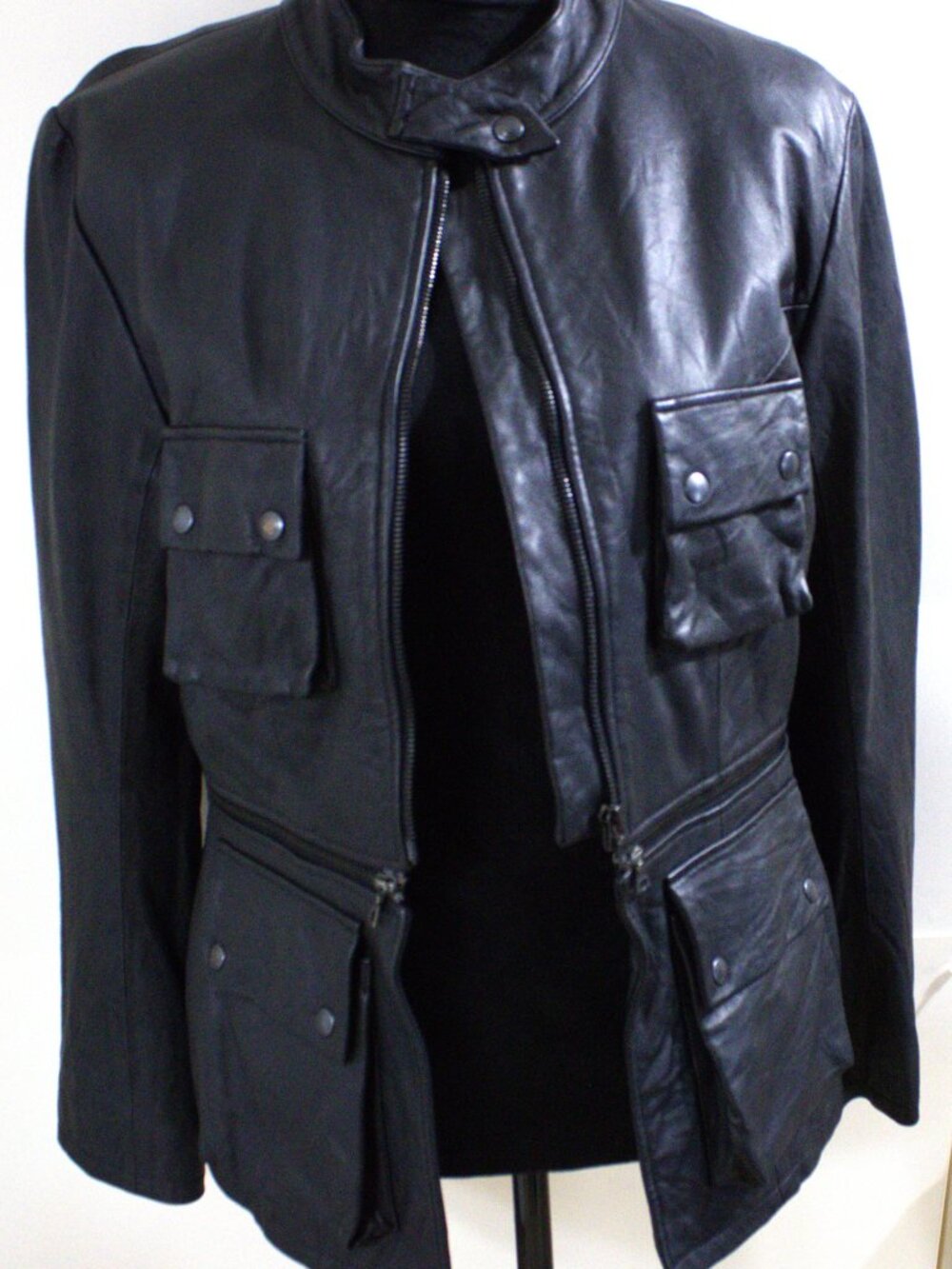 Christopher Kane, Vintage Multi-zip Convertible Moto Leather Jacket